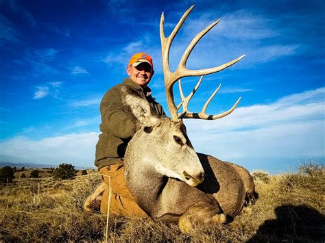 WYOMING HUNTER INFORMATION CONTACT US MULE DEER WHITETAIL DEER - Archery (September) and Gun Hunts (November) available - We are located about 12 miles north of Hulett, WY, Area 1 - Over 900 acres of land, multiple food plots and reservoirs - Must apply for license no later than June MERRIAM TURKEY - Rifle, bow, crossbow, and shotguns allowed. . Semi guided mule deer hunts wyoming